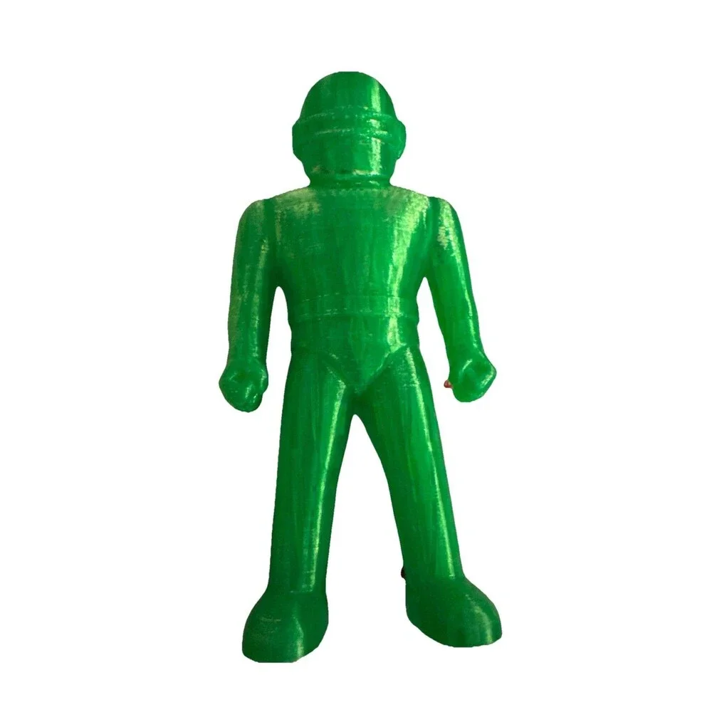 The Day The Earth Stood Still Gort 6” Robot Translucent Green Toy